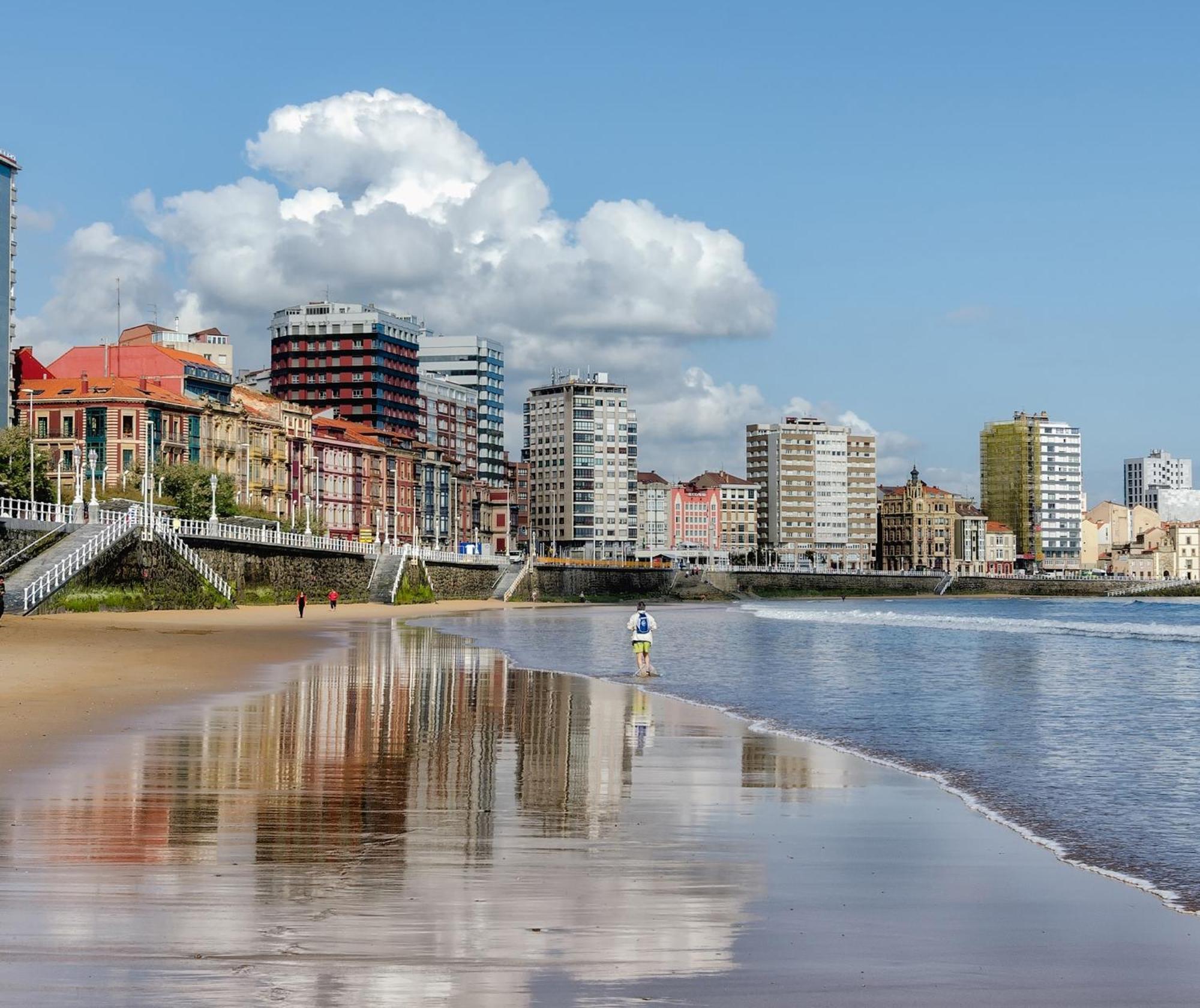 Gijon Centro-Playa Para 3-5Pax - Vut-4157-As Zewnętrze zdjęcie
